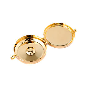 Hostiendosen und Hostienbehälter: Klein Ziborium aus gold Messine