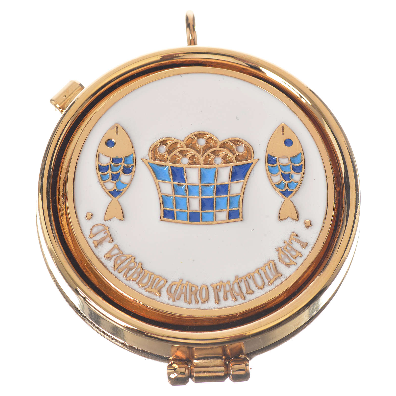 Caja para hostia  Tagba placa pan Pez diam 5.3 cm 3