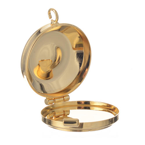 Mini pyx in enamelled brass with Lamb symbol 2