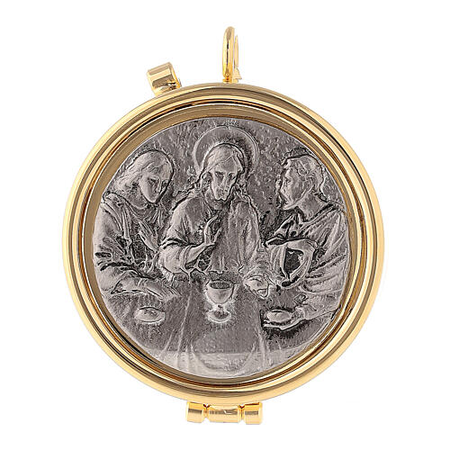 Last Supper silver-plated pyx 1