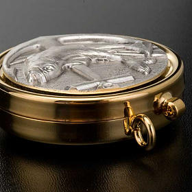 Teche Eucaristiche: Porta ostia pesce e ancora in peltro Teche Eucaristiche: Porta ostia pesce e ancora in peltro