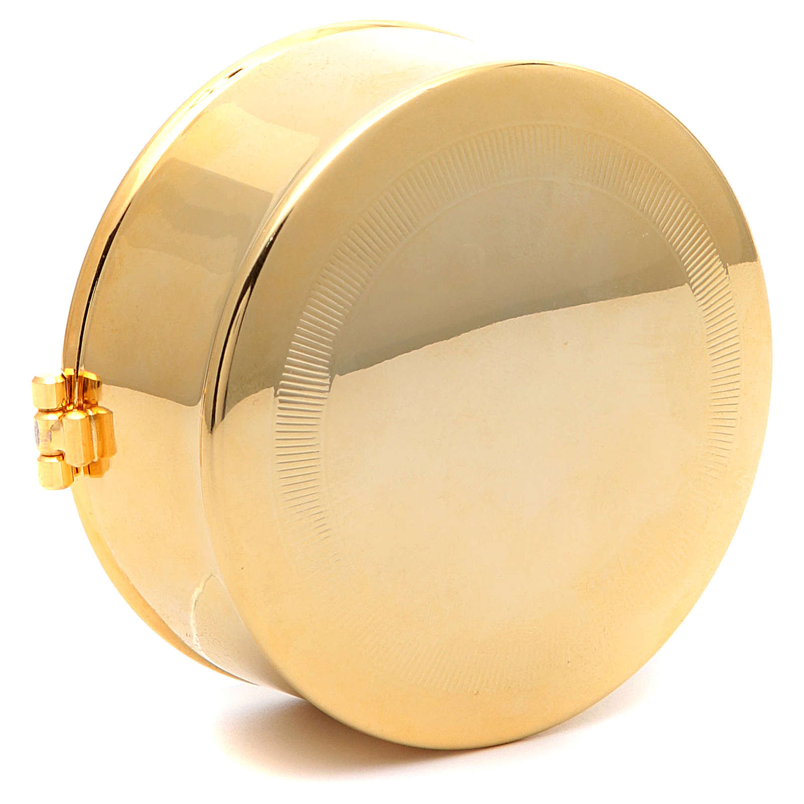 Teca esposizione base decorata ottone dorato 24k 15 cm | vendita online