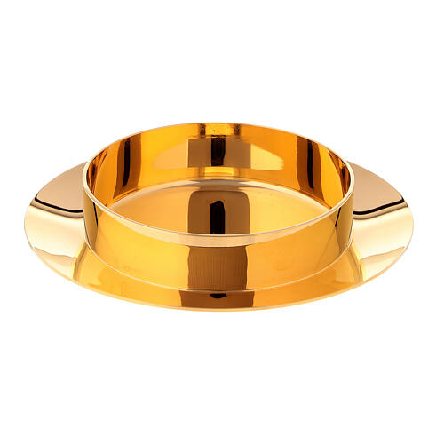 Pyx for hosts in golden brass with stone 10.5cm Molina 4