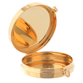 Relicarios eucarísticos: Caja para formas olivo Última Cena diám. 5 cm