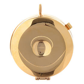 Teca placca olivo Sacra Famiglia diam. 5 cm s3