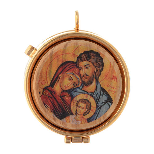 Caixa com placa oliveira Sagrada Família diâm. 5 cm 1