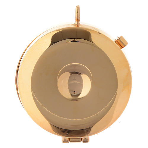 Cyborium płytka drewno oliwne symbol XP średn. 5 cm 3