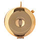 Cyborium płytka drewno oliwne symbol XP średn. 5 cm s3