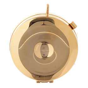 Caixa com placa oliveira tau diâm. 5 cm s3