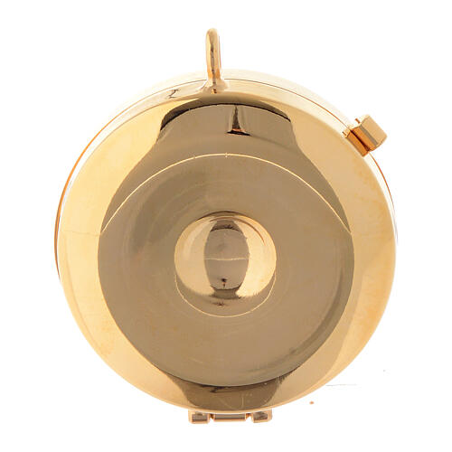 Versehpatene Messing und Olivenholz Gottesmutter Lourdes 5cm 3