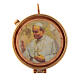Versehpatene mit Olivenbaumholzplatte mit Bild von Johannes Paul II., Durchmesser von 5 cm s1