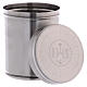 Porta ostie acciaio inox IHS diametro 10 cm s2