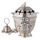 Thurible and boat, embossed and cross decorated s2