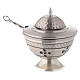 Thurible and boat, embossed and cross decorated s4