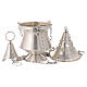 Silvery censer and boat s6