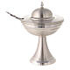 Silvery censer and boat s10