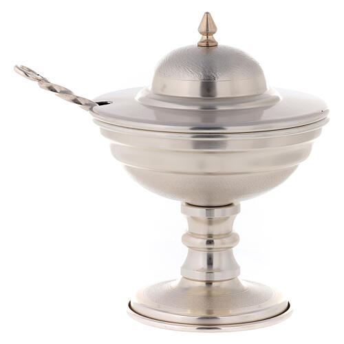 Censer and boat satin silver 6