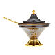 Thurible and boat in embossed bronze s5