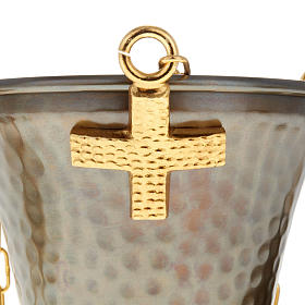 Encensoir et navette en bronze repoussés s3