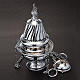Censer and boat in polished silver s2