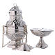 Thurible  and boat in silver plated s1