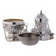 Thurible  and boat in silver plated s5