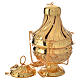Censer and boat gold or silver plated s3