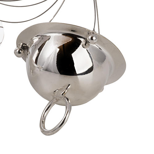 Cone shaped thurible and boat with steel chains 3