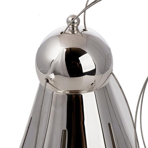 Cone shaped thurible and boat with steel chains 4