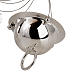 Cone shaped thurible and boat with steel chains s3
