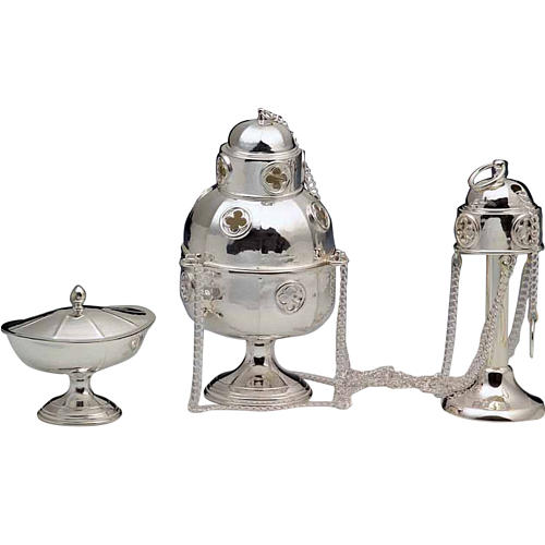 Thurible and Boat made of silver 800 1