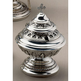 Turíbulos e Navetas: Turíbolo e Naveta Molina estilo gótico filigrana perfurada