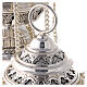 Thurible and boat, Gothic style by Molina in perforated filigree s11