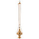 Thurible and boat by Molina, golden brass s4