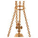 Thurible and boat by Molina, golden brass s12