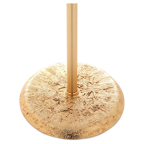 Thurible holder in cast brass measuring 118cm 6