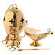 Molina thurible and boat in brass s1