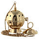 Molina thurible and boat set in brass s9