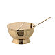 Molina thurible and boat set in brass s6