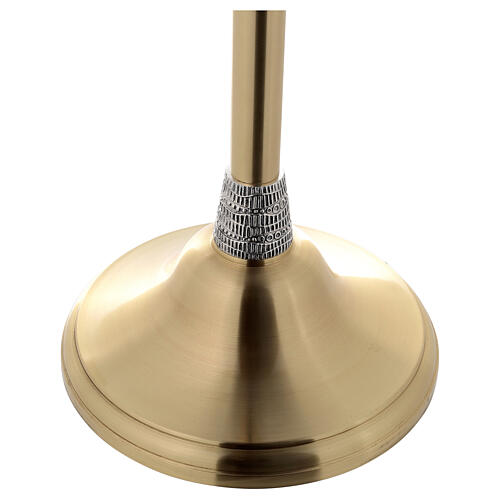 Molina thurible holder in golden brass, 122cm 12