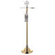 Molina thurible holder in golden brass, 122cm s3