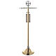 Molina thurible holder in golden brass, 122cm s13