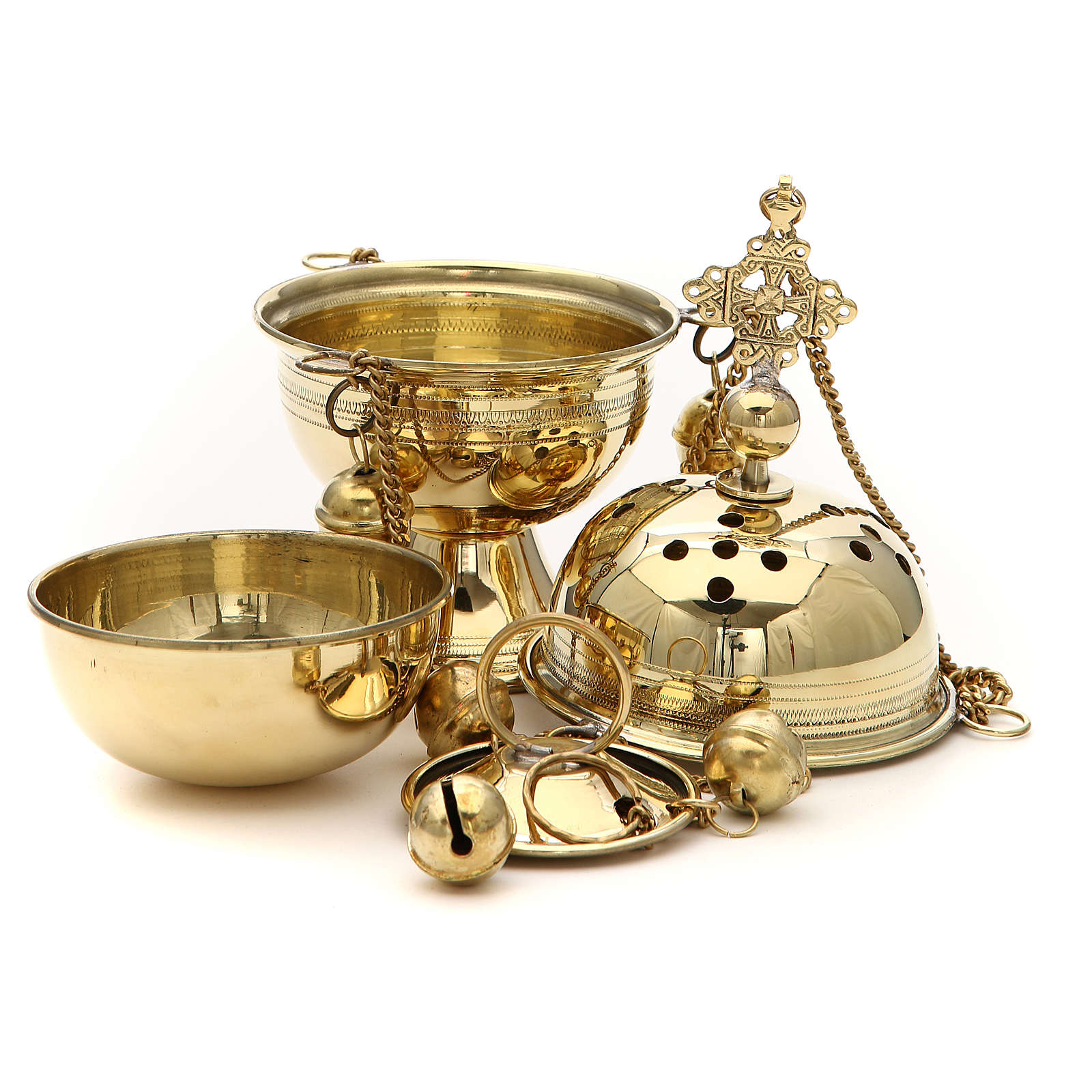 Censer in brass hand-made Bethlehem monks 20cm | online sales on ...