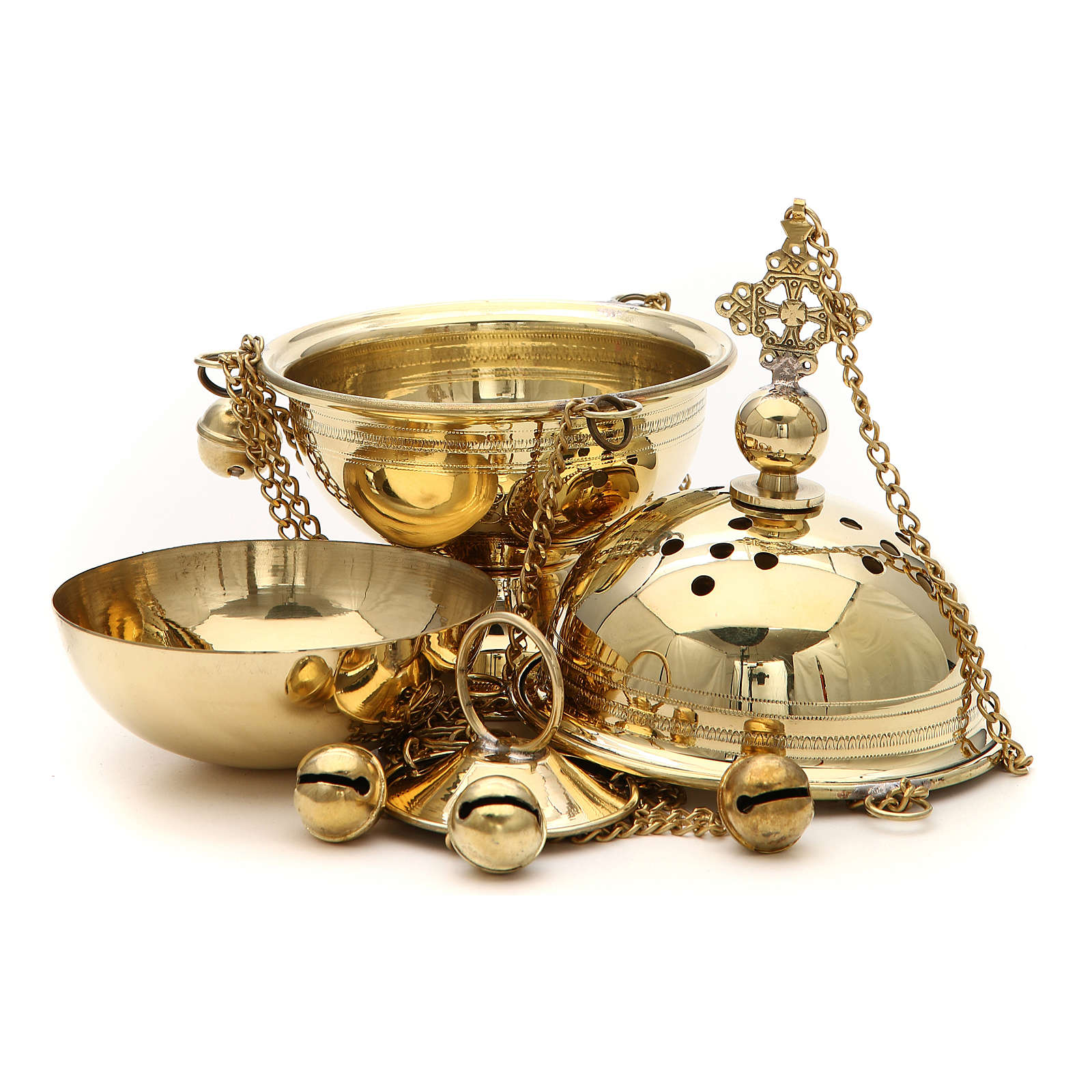 Weihrauchfass aus Messing 23cm Bethlehem Online Verfauf auf HOLYART