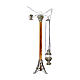 Thurible holder in two tone cast brass measuring 118cm s1