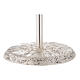 Thurible stand in silver cast brass 118cm s7
