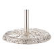 Thurible stand in silver cast brass 118cm s3