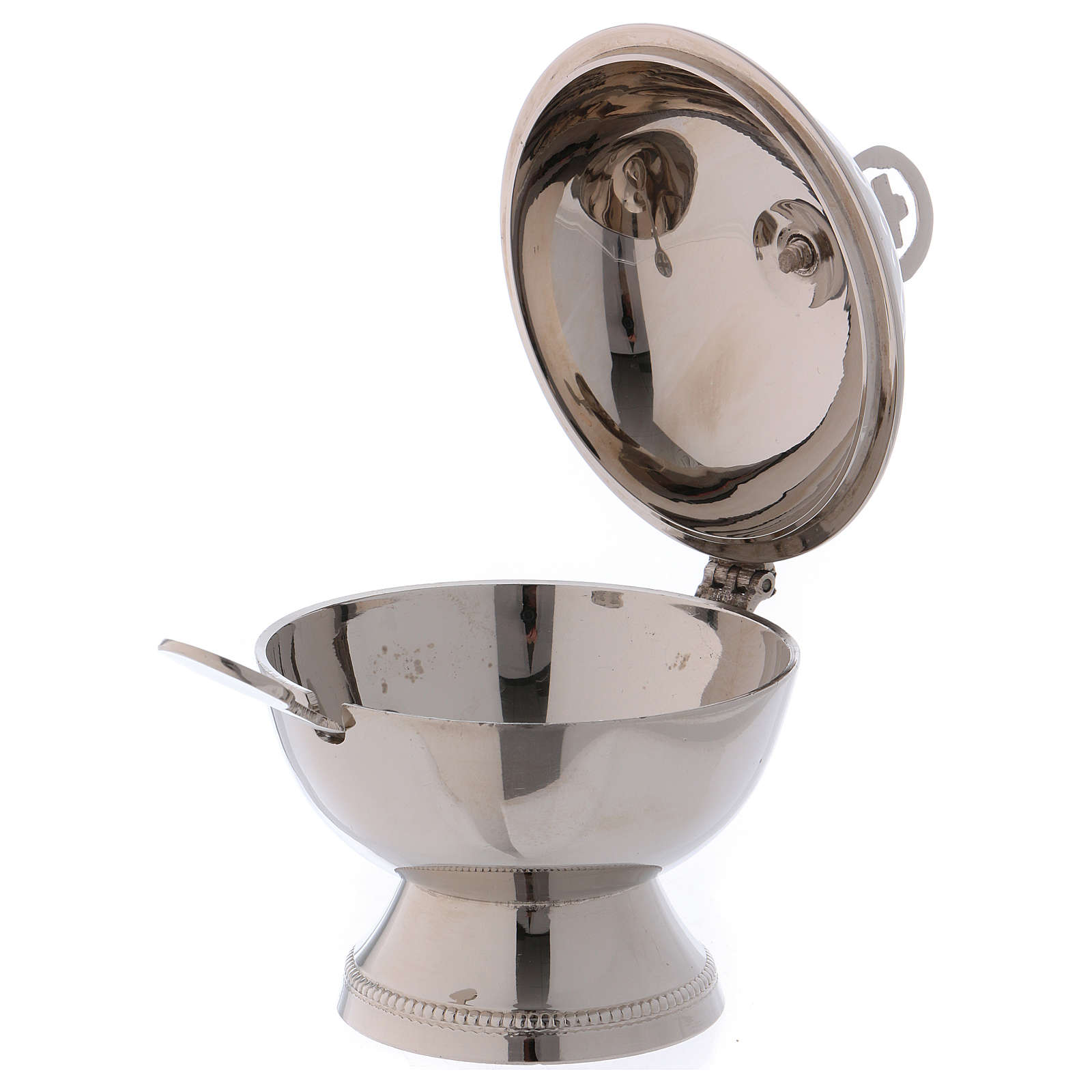 Censer In Silver-plated Brass 12 Cm 