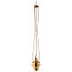Gold plated brass thurible with stars 6 1/4 in s3