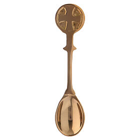Spoon for liturgical incense in gold plated brass 4 in